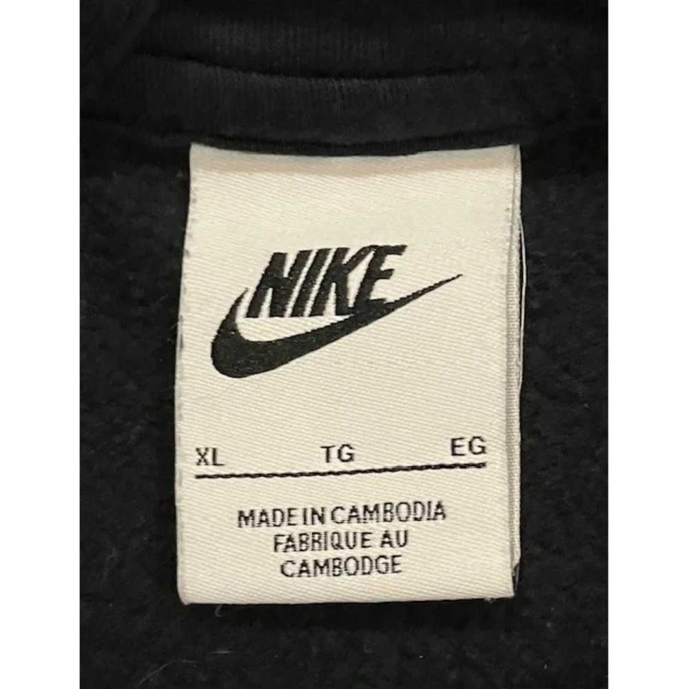 NIKE Youth Size XL (18/20 ) Pullover Black Hoodie Sweatshirt Fleece